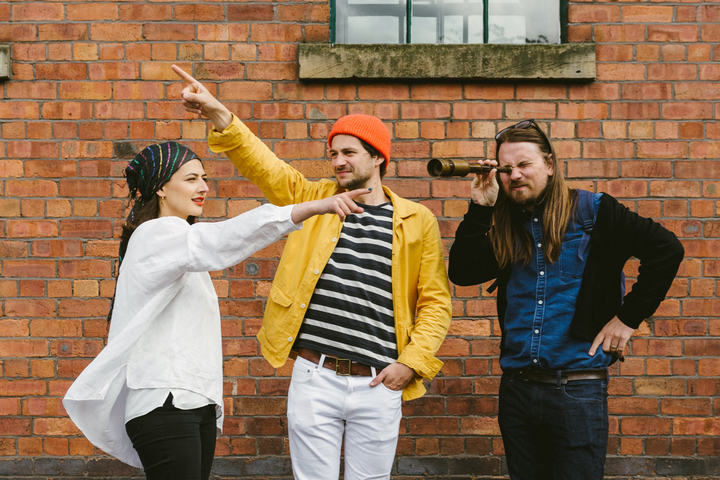 Three intrepid explorers embarking on Treasure Hunt York