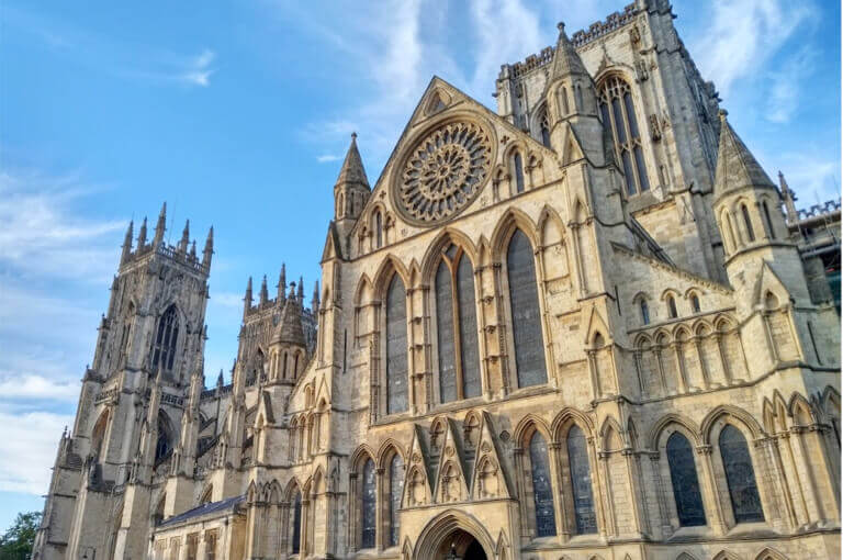 The stunning York Minster in the sunshine